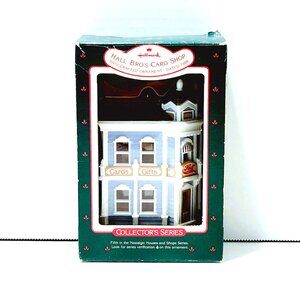 Hallmark 1988 Hall Bro's Card Shop Ornament - Nostalgic Houses & Shops Series #5